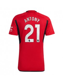 Manchester United Antony #21 Heimtrikot 2023-24 Kurzarm